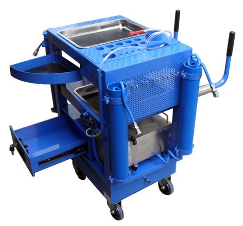 export and import Fast Repair Tool Trolley With dynamic braking oil extracting mouth 
