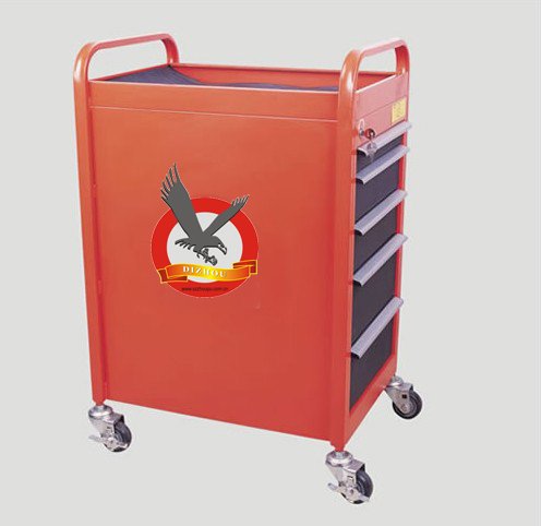 supply high quality 7 auto tool trolley ,garage tool trolley for repair tool 
