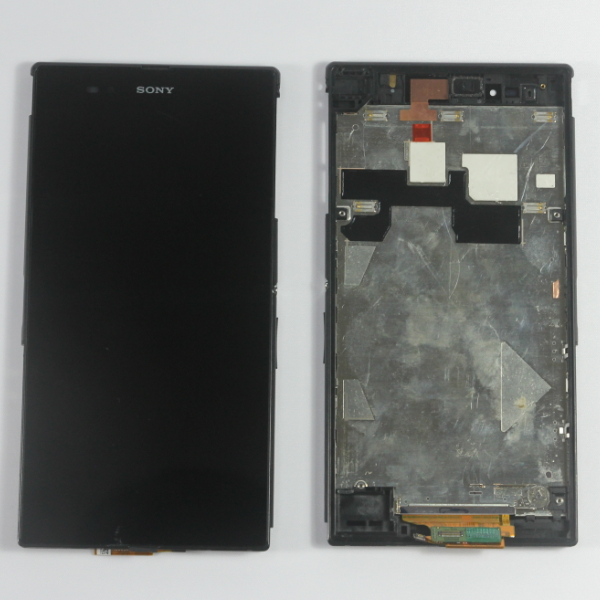 For Sony Xperia Z Ultra XL39h LCD Display and Digitizer W/front Bezel Well assembly