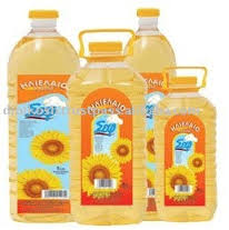 refined corn oil and sunflower oil