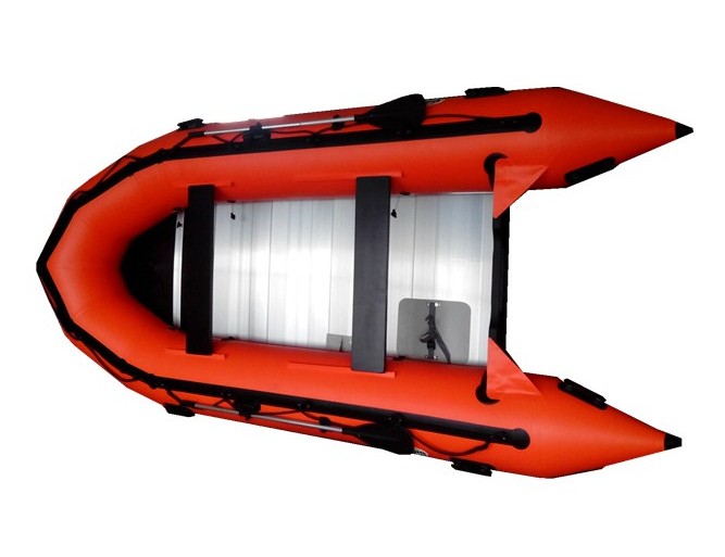 6 Person Inflatable Sport Boat 3.9m Aluminum Floor PVC Foldable Boat Outboard Motor