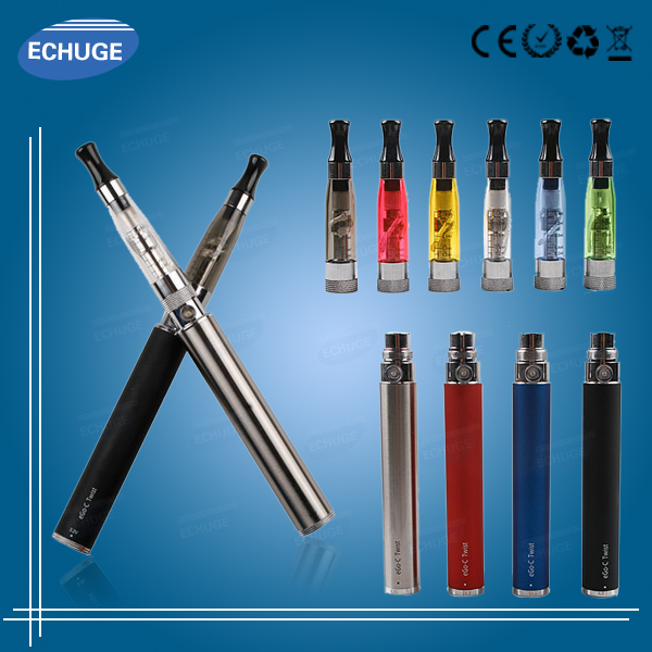 unique e cig USB charger ego c twist battery with CE5+ atomize