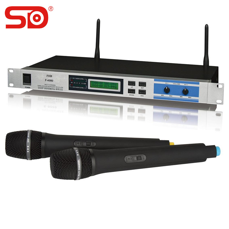 UHF wireless microphone/karaoke microphone F-6000 -- SINGDEN