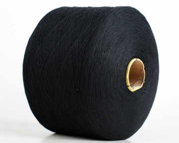 Nm10 black oe recycled cotton glove yarn 011