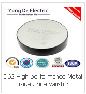 D62 высокая производительность металл-оксид-варистор zince