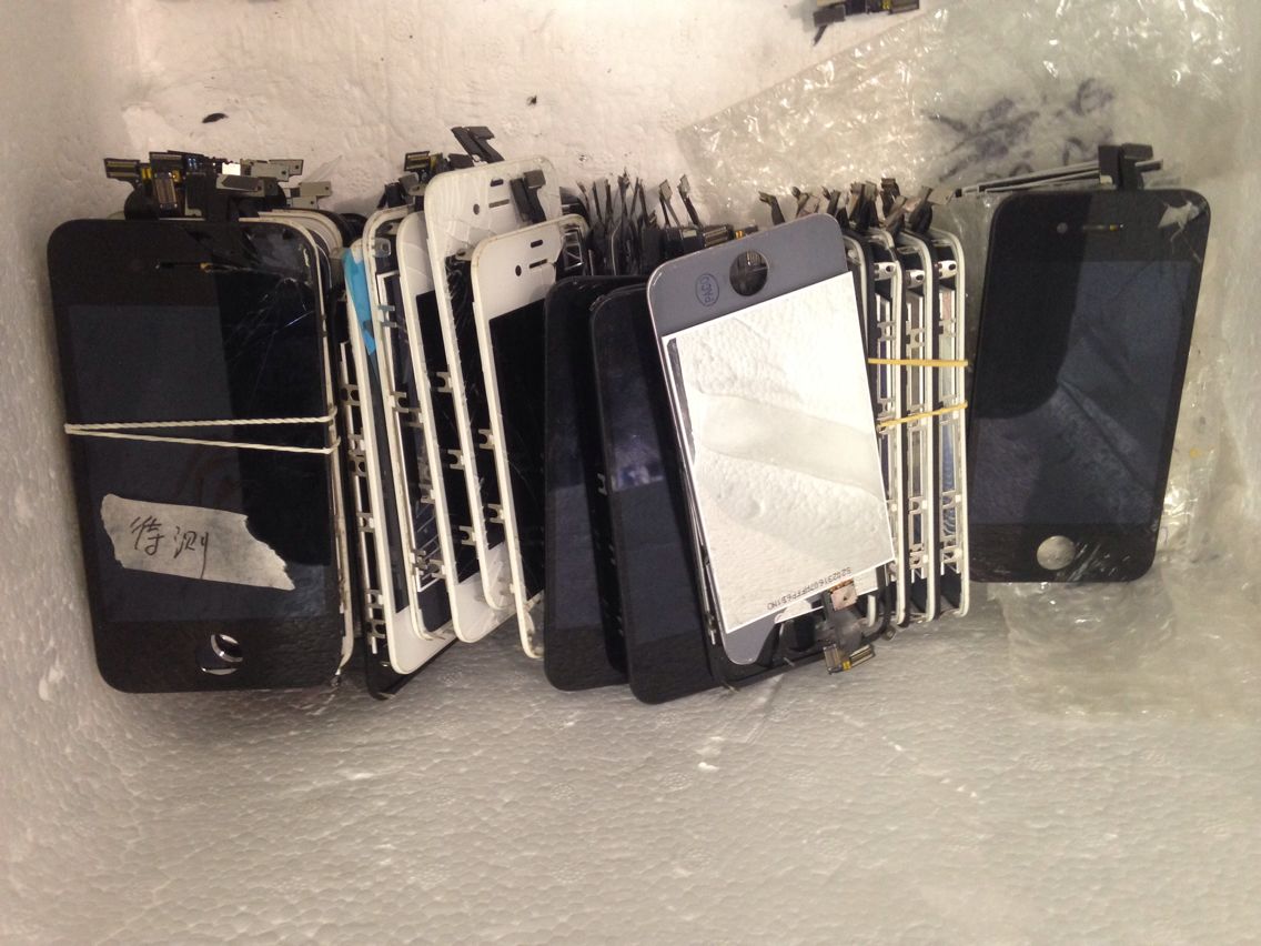 Recycle Broken Original iphone4/4s Screens 