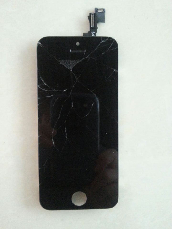 recycle broken lcd screen for iphone 5s complete original