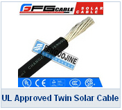  UL Approved Twin Solar Cable