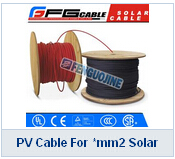 PV Cable For mm2 Solar Panel Connectors