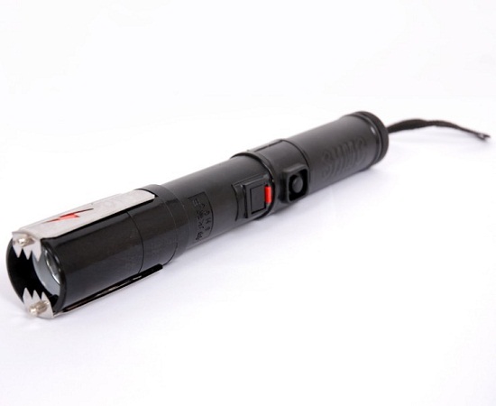 939 Improved Strobe  Flash Self-defense Flashlight Torch High-power Impact Security Set