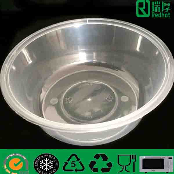 Supply Plastic Food Container with Lid 625ml