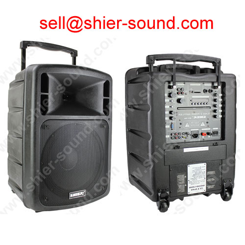 portable PA sound system with DVD/USB/SD/UHF/FM AK12-209A