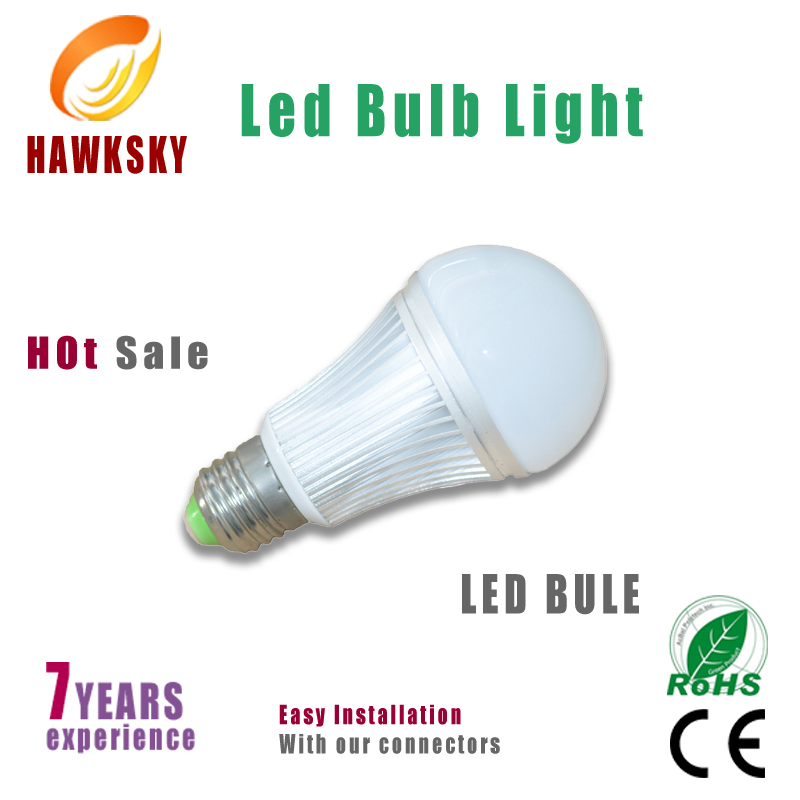 2014 hot sell in Russian hawksky plastic led bulb light factory