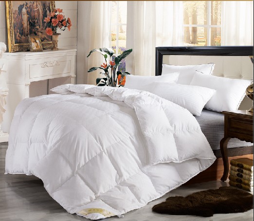 Cheap Wholesale Washed white/grey goose/duck feather/down quilt duvet comforter