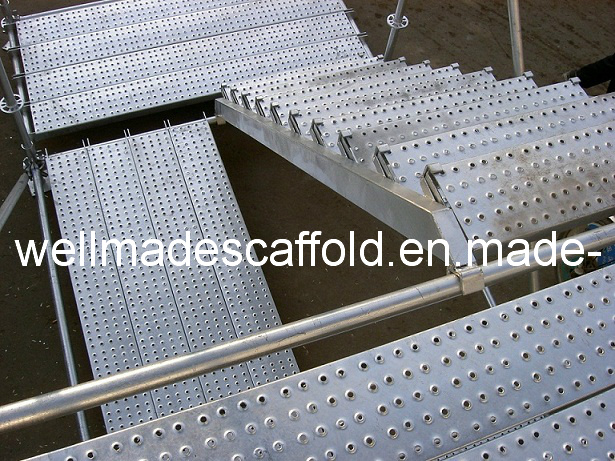 Galvanized/Steel Plank/Stair/Diagonal/Rosette/Q345/Ringlock Scaffold