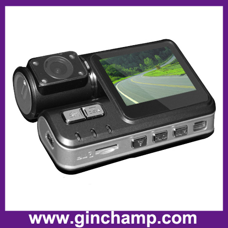 720P infrared dual camera vehicle recorder