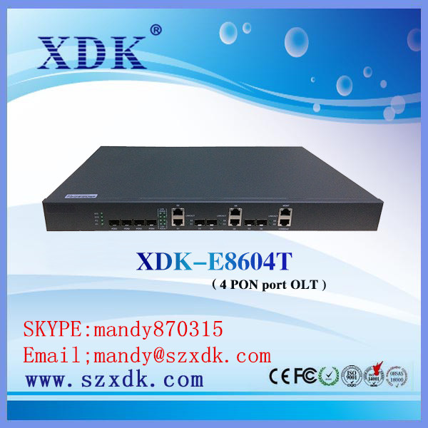 Волоконно-до семьи, XDK-E8604T четыре окно хольт с BDCOM P3310 полностью совместимы