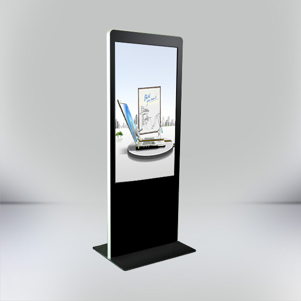 55 inch SAMSUNG / LG Floor Standing LED Advertising Media Player / Digital Signage Advertising Kiosk