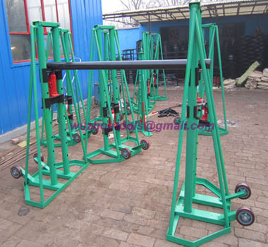  Roll On Drum Stands,Hydraulic Reel Stands,with trapezoidal structure