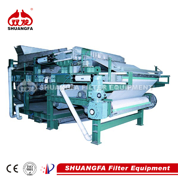 DY belt filter press for sludge dewatering with best dewatering effect.