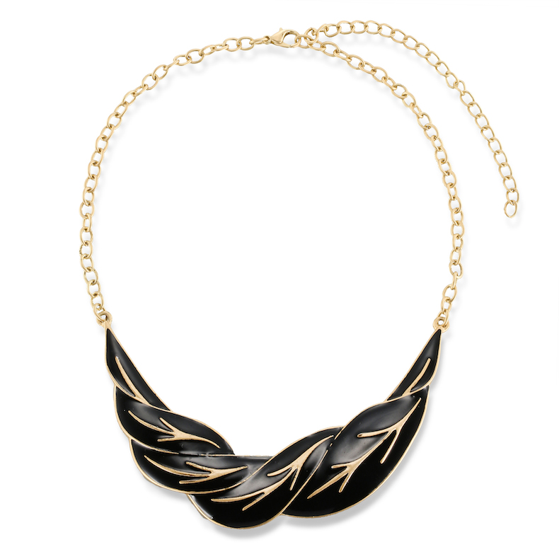 New Fashion Women\\\'s Fashion Jewelry colorful leaves necklace alloy resin