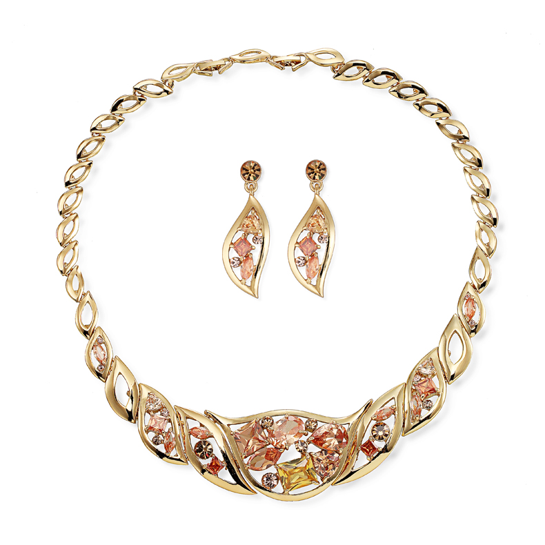 Italian fashion crystal jewelry collection