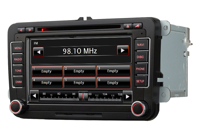 7 «сенсорный экран автомобиль DVD-плеер для Volkswagen с gps-навигация bluetooth sd usb ipod 1080p радио DVD