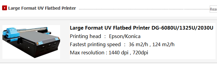 Large Format UV Flatbed Printer