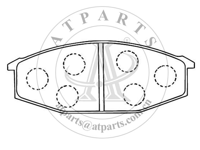 OE 4248.34 for disk brake pads
