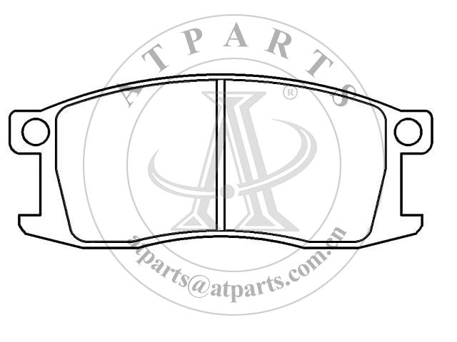 OE B4Y6-33-23A for disk brake pads