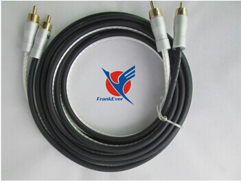 High End PVC 2R To 2R RCA Cable