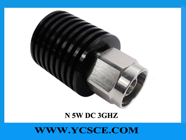 50 ohm 5W rf coaxial load termination DC to 3GHz