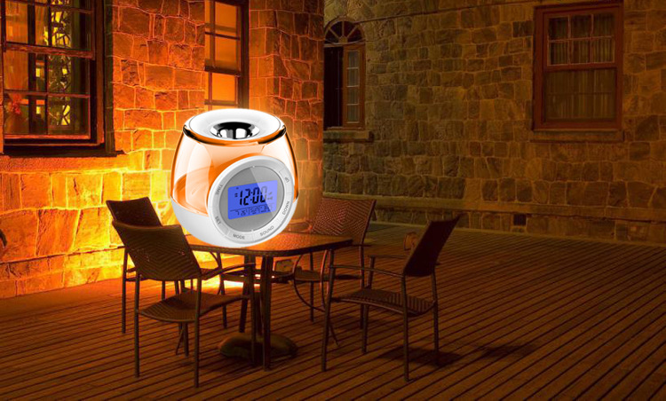 Living   lamp with electiric colock &aroma heater 