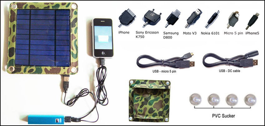 3watt portable solar charger kit CY-303