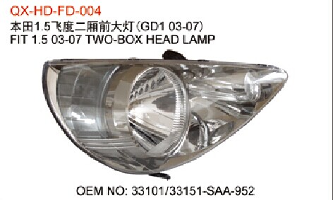 Honda Fit Headlamps
