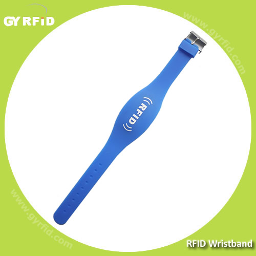 WRS04 is dual frequency RFID wristband, LF+UHF, HF+UHF type (GYRFID)