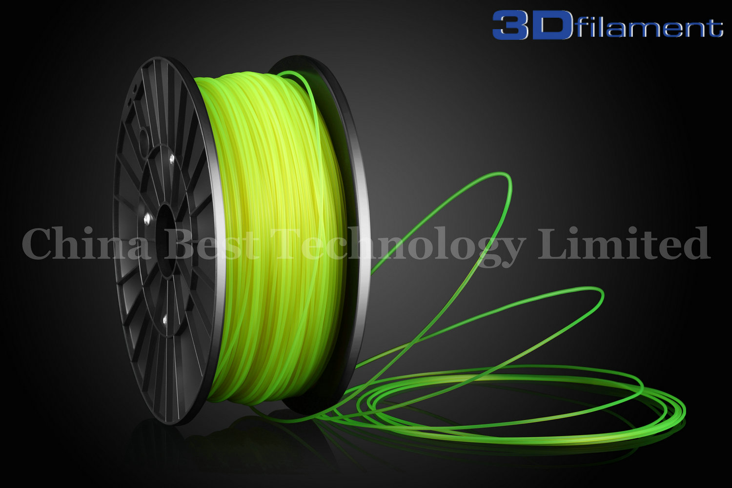 3D Printer Filament PLA 1.75mm Yellow