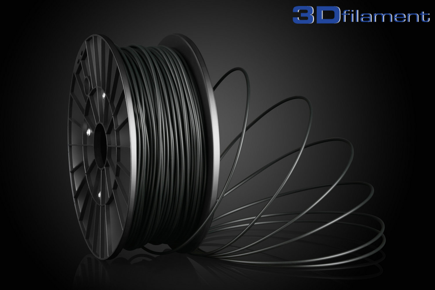 3D Printer Filament PLA 3.0mm Black