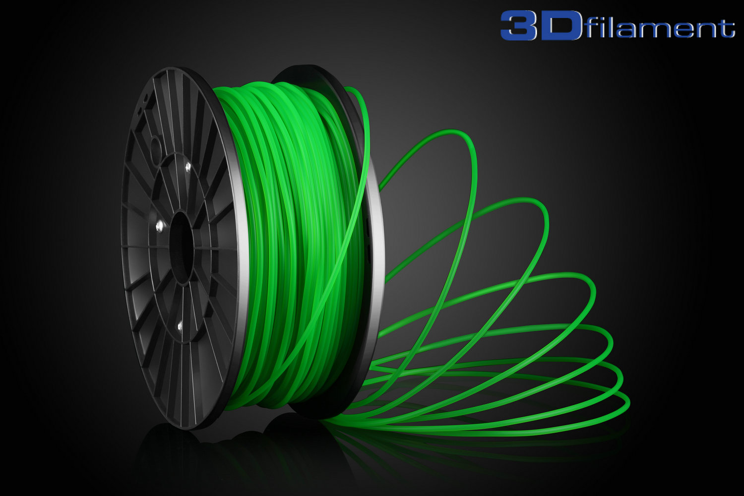 3D Printer Filament PLA 3.0mm Green
