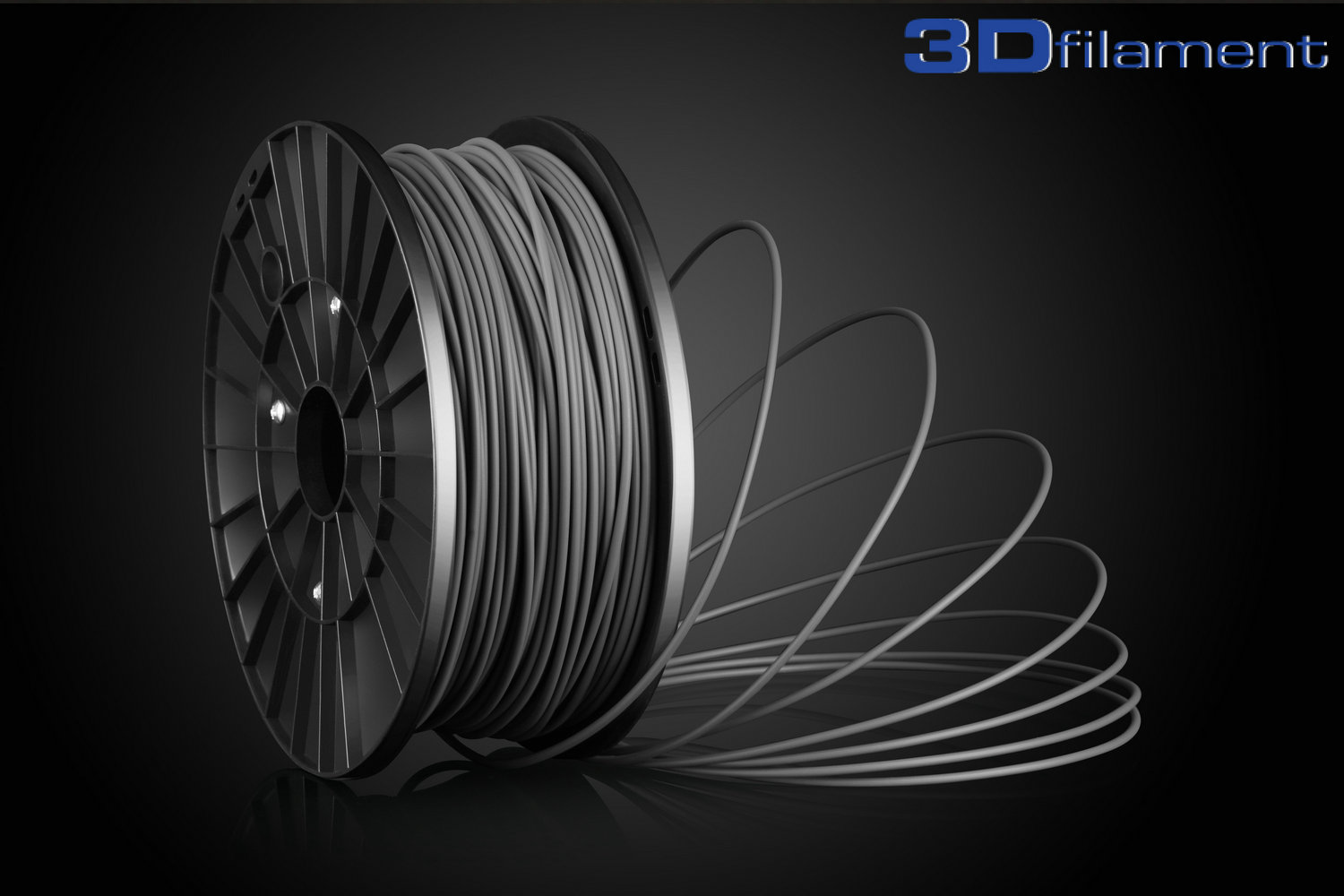 3D Printer Filament PLA 3.0mm Grey