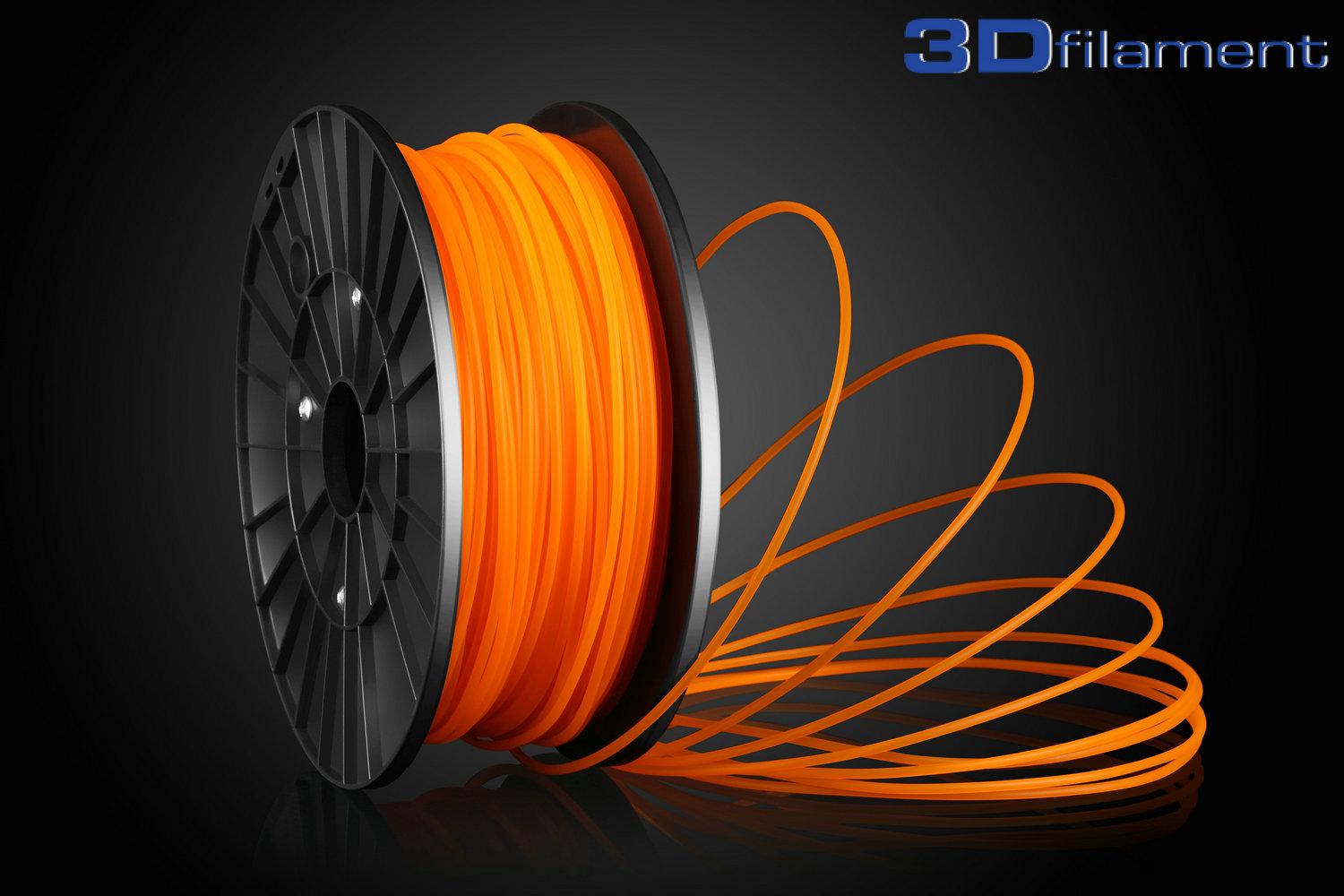 3D Printer Filament PLA 3.0mm Orange