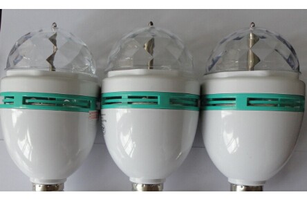 B22 Тип LED Вращающийся Этап Лампа Голос-Активированный