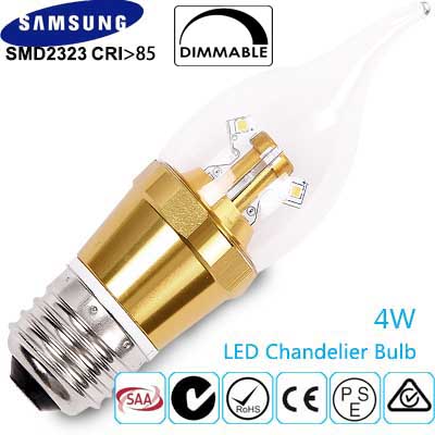 4W Dimmable LED Candle Light 