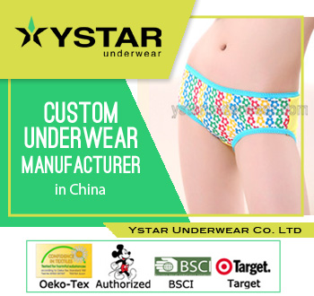 Girls panties print fashion design children underwear YSGB-0004