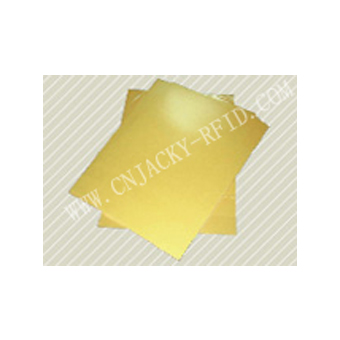Golden inkjet printing PVC