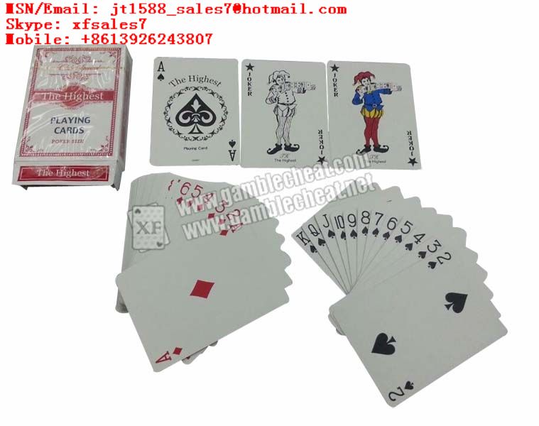 XF The Highest Playing cards-Club Special Playing Cards from Japan users/poker analyzer/poker cheat/contact lens/infrared lens/poker scanner/marked cards/invisible ink/gamble cheat/electronic dices/ba