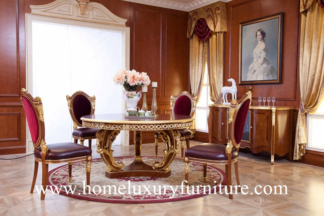 Роскошная классицистическая мебель столовой стула обедая таблицы устанавливает новый тип FT138 Designe Италии