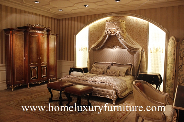 中式时尚卧室家具、实木家具