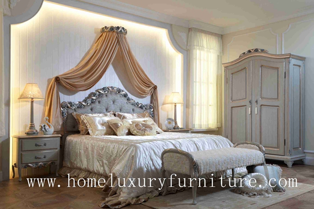 Спальня Furnitur комплектов спальни кровати твердой древесины популярное в типе FB-103 ярмарок новом классицистическом