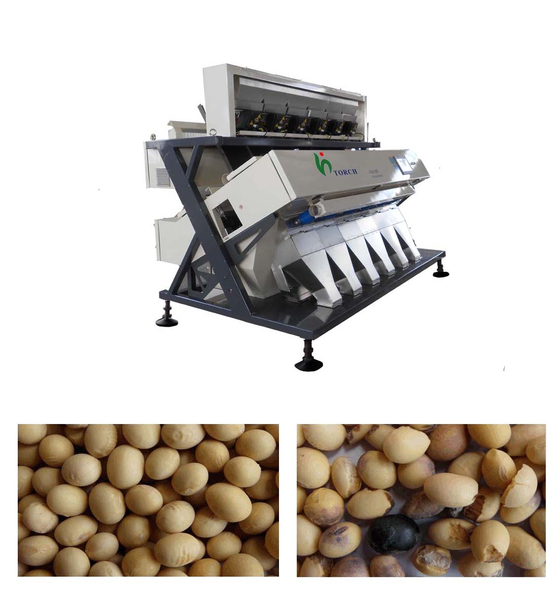 Soy Bean CCD Color Sorter Machine  